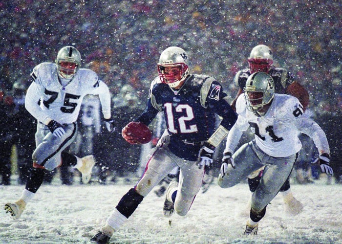 Tom Brady in the Tuck Rule game